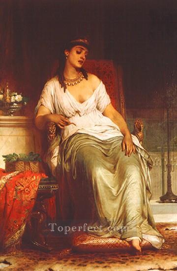 Thomas Francis Cleopatra pintor victoriano Frank Bernard Dicksee Pintura al óleo